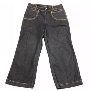 Chico’s denim capri cropped pants stretch 0.5 (6)